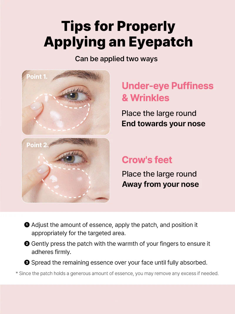 Peptide Collagen Eye Patches for Dark Circles & Puffy Eyes