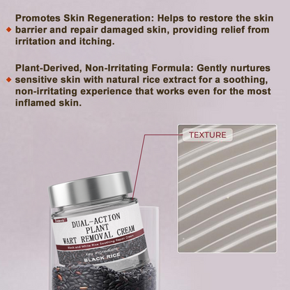 Black Rice Skin Repair Essence Cream ⚕️ FDA Certified (Removes warts and skin growths, improves keratin buildup and seborrheic dermatitis, follicular keratosis, age spots, and bruising)