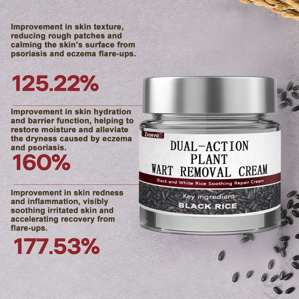 Black Rice Skin Repair Essence Cream ⚕️ FDA Certified (Removes warts and skin growths, improves keratin buildup and seborrheic dermatitis, follicular keratosis, age spots, and bruising)