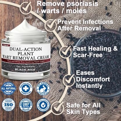 Black Rice Skin Repair Essence Cream ⚕️ FDA Certified (Removes warts and skin growths, improves keratin buildup and seborrheic dermatitis, follicular keratosis, age spots, and bruising)