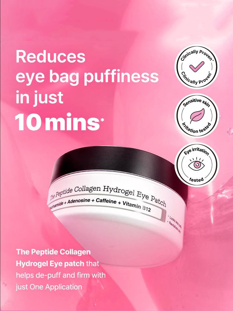 Peptide Collagen Eye Patches for Dark Circles & Puffy Eyes